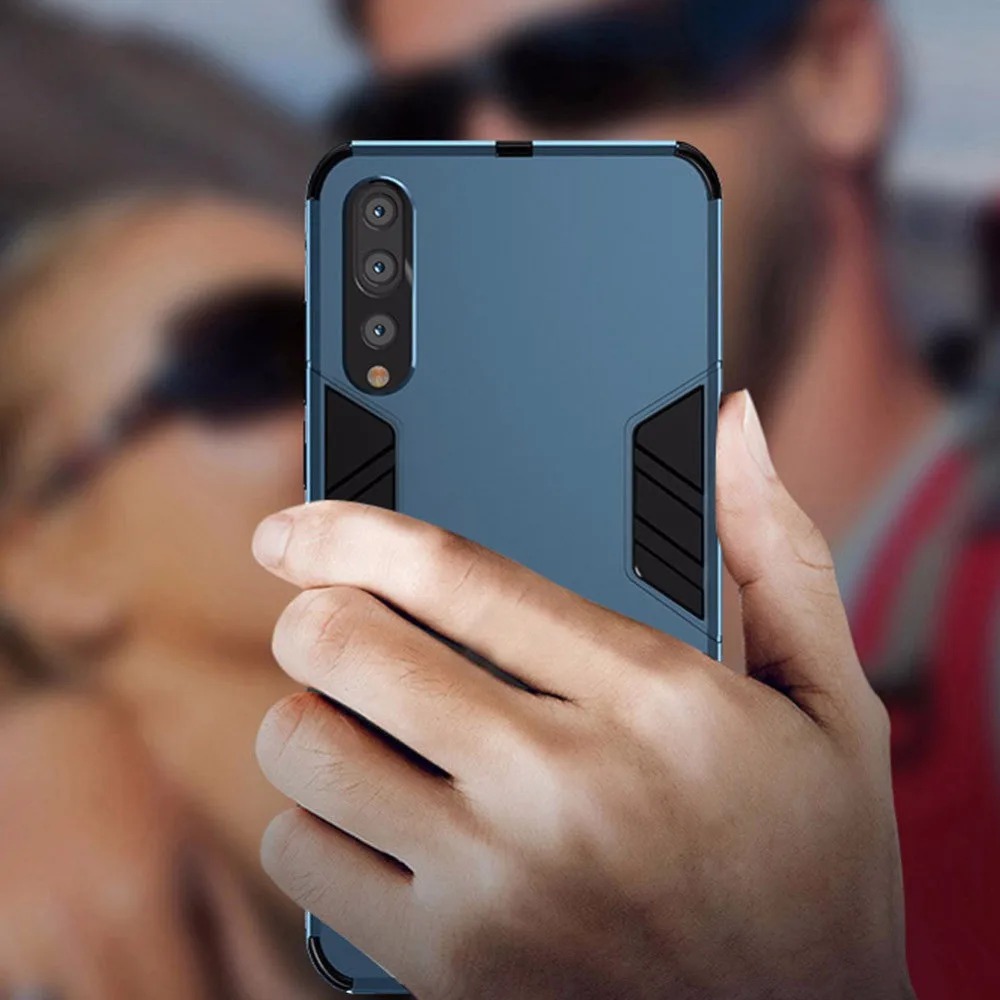 KISSCASE ударопрочный бронированный чехол для телефона huawei P20 Lite Pro ударопрочный корпус для huawei P20 Pro Lite задняя крышка Capinhas Fundas