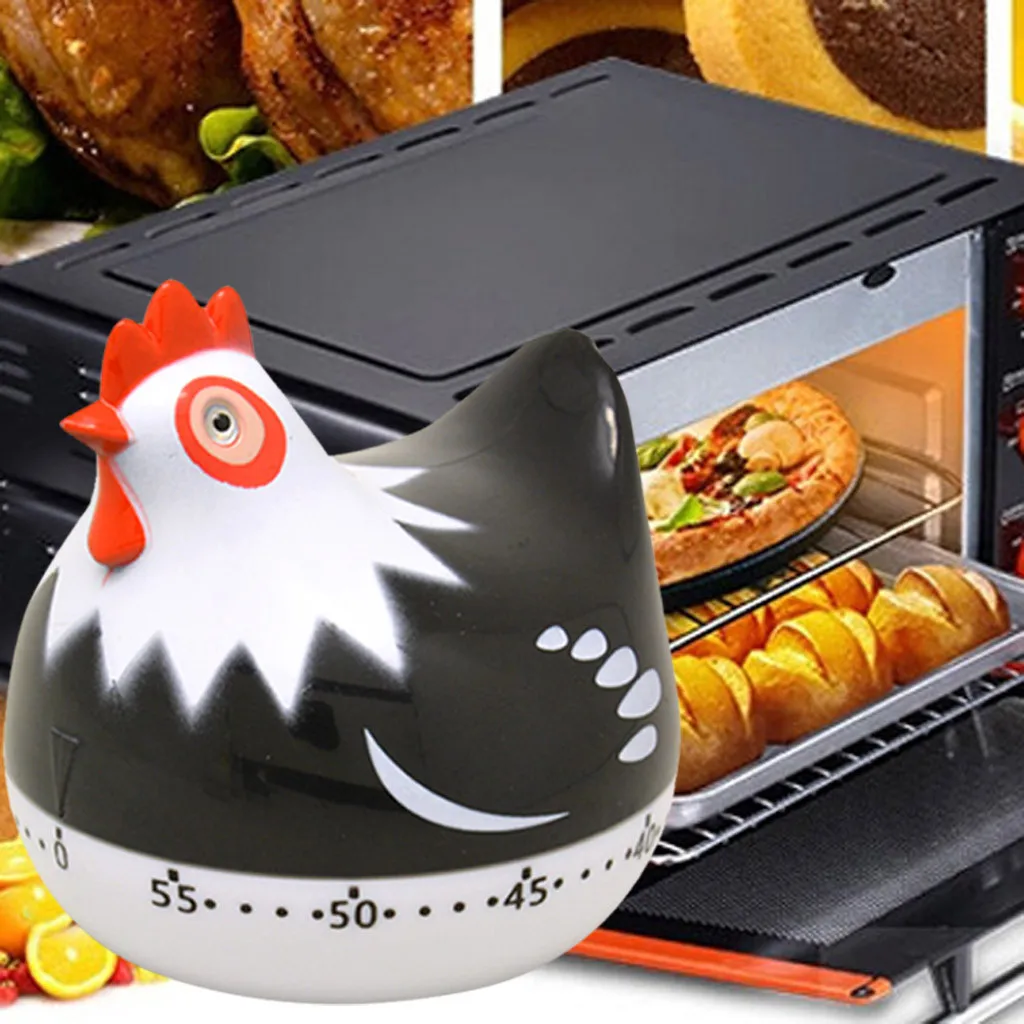 

Cartoon Mechanical Kitchen Timer Game Count Down Counter Alarm Cooking Tool 60m Cooking Mechanical Home Kitchen Decoration #EW