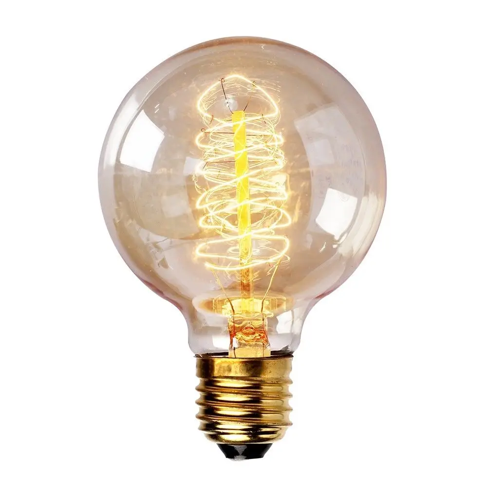 

Edison Vintage Antique Tungsten Filament G80 220V/40W E27 Light Bulb Droplight