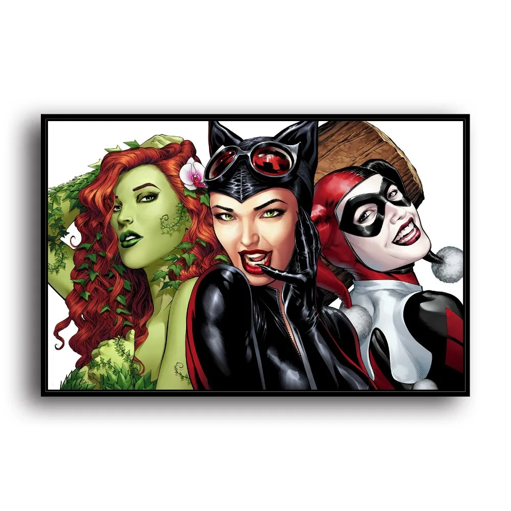 

SR-A4824 Catwoman Selina Kyle, DC Comics Poison .HD Canvas Print Home decoration Living Room bedroom Wall pictures Art painting