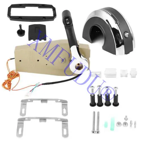 37 x 35 x 16cm Console Remote Control Kit Fit for Mercury Mariner Outboards with Integrated Trim Cuque Single Binnacle Outboard Control 8M0059686 14.5 x 13.7 x 6.3 Inch 