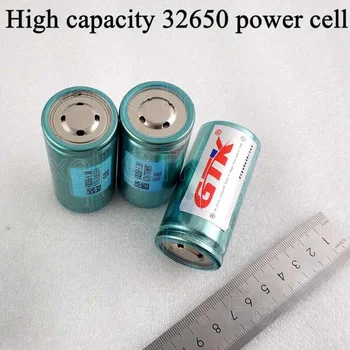 

10pcs Rechargeable cylindrical 32650 3.7V 6.3Ah 6000mAh battery cell for torch light flashlight LED light emergency light