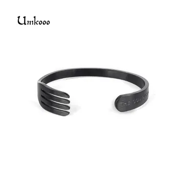 

Viking Fork Cuff Bracelet & Bangle for Men Pulseras Hombre Stainless Steel Unisex Couple Jewelry Stainless Steel Jewelry