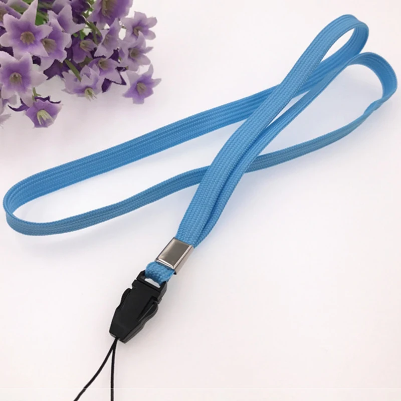 Универсальный широкий 1 см полый хлопковый шнур для мобильного телефона для iPhone6s 7 8p Xr Xs max - Цвет: light blue