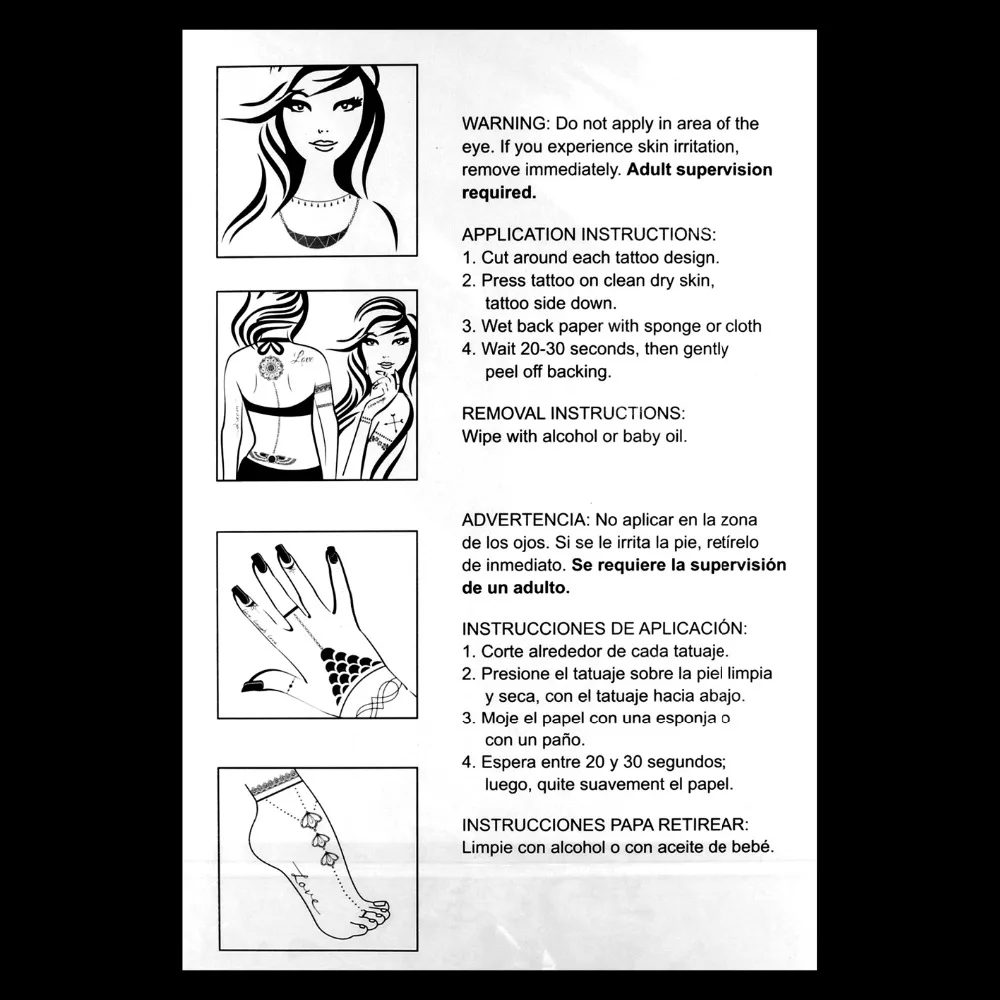 اشترى Aw 008 3d الوشم فلاش الوشم المرأة الذراع المؤقتة الوشم الأزرق شيطان الورود هيئة الفن ملصق منتجات جنسية تاتو الوشم رخيص