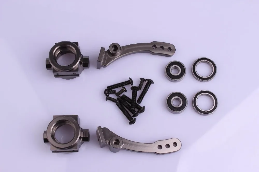 

CNC Front wheel hub carrier set for 1/6 FG Big Monster rovan BM RC CAR PARTS