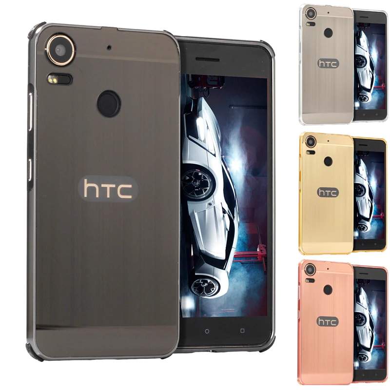 

For HTC Desire 10 Pro Brushed mirror Back Cover Case for HTC 10 Pro Plating Aluminum Metal Frame forHTC Desire 10 Pro Case 5.5''