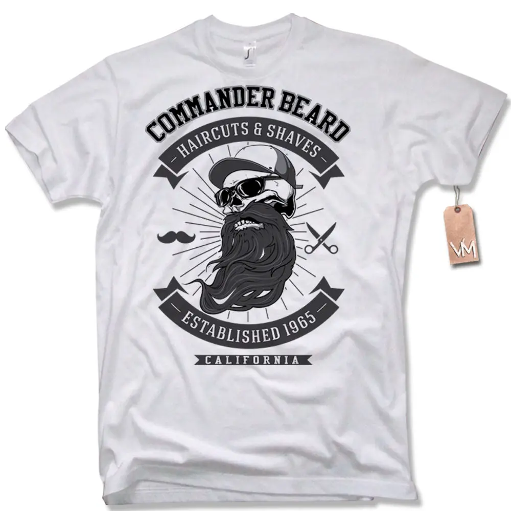 T Shits Printing Short Sleeve Casual O-Neck Cotton T-Shirt Retro Bart LA Cali Fun Tee Gr. S M L XL XXL | Мужская одежда