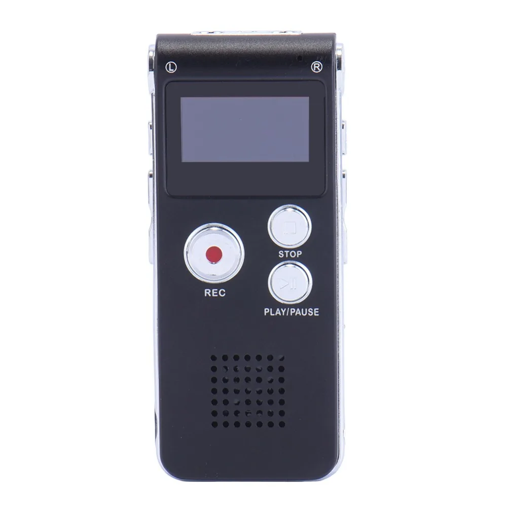 Rechargeable 8GB Mini USB Flash Digital Audio Sound Voice Recorder 650Hr Dictaphone Dictaphone MP3 Player Black color Rechargeable 8GB Mini USB Flash Digital Audio Sound Voice Recorder 650Hr Dictaphone Dictaphone MP3 Player Black color