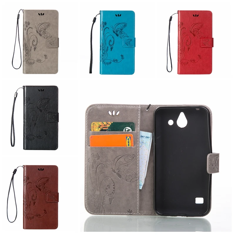 

For Huawei Y550 Case Vintage PU Leather Wallet flower Pattern Cases For Huawei Ascend Y550 Y 550 Y550-L01 Y550-L02 Y550-L03