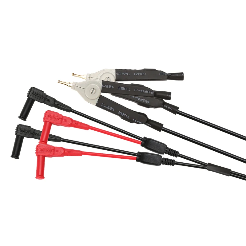 

UNI-T UT-L61 Kelvin Test Line Probes Clip LCR Meter Test Line for UT612 / UT611