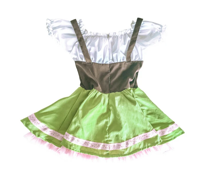 ; детское пиво oktoberfest костюм нарядное платье Heidi Пособия по немецкому языку Детский костюм разносчицы пива баварском платье с узким лифом и широкой юбкой