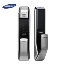 SAMSUNG SHP-DP728 без ключа BlueTooth отпечаток пальца толкатель двусторонний цифровой дверной замок английская версия большой врезной три цвета