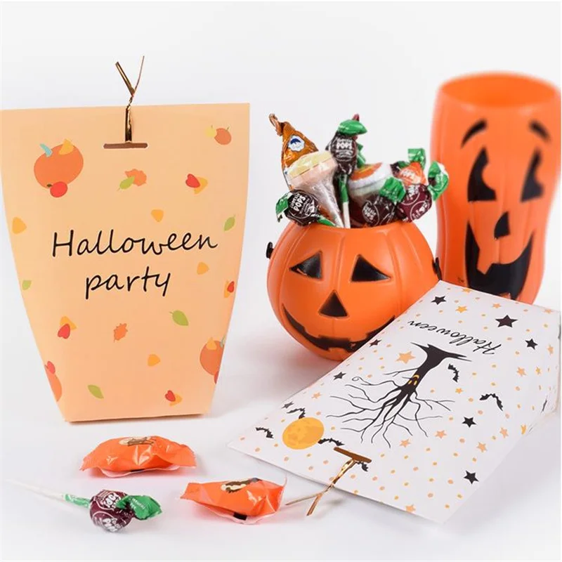 

Halloween Creative Candy Gift Box Funny Color Packing Paper Box 50pcs/lot
