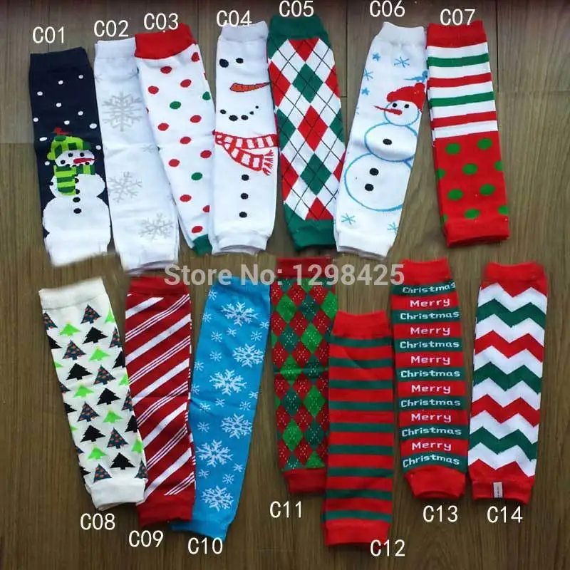baby christmas leg warmers