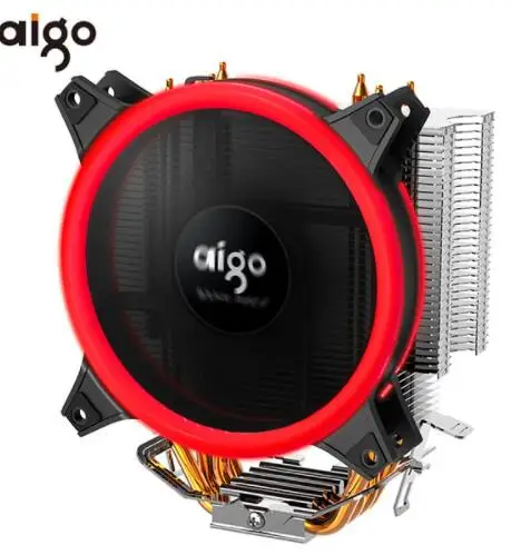 AIGO E3 4 Heatpipes CPU برودة ل AMD إنتل 775 1150 1151 1155 1156 وحدة المعالجة المركزية المبرد 120 مللي متر 4pin التبريد وحدة المعالجة المركزية مروحة PC هادئة