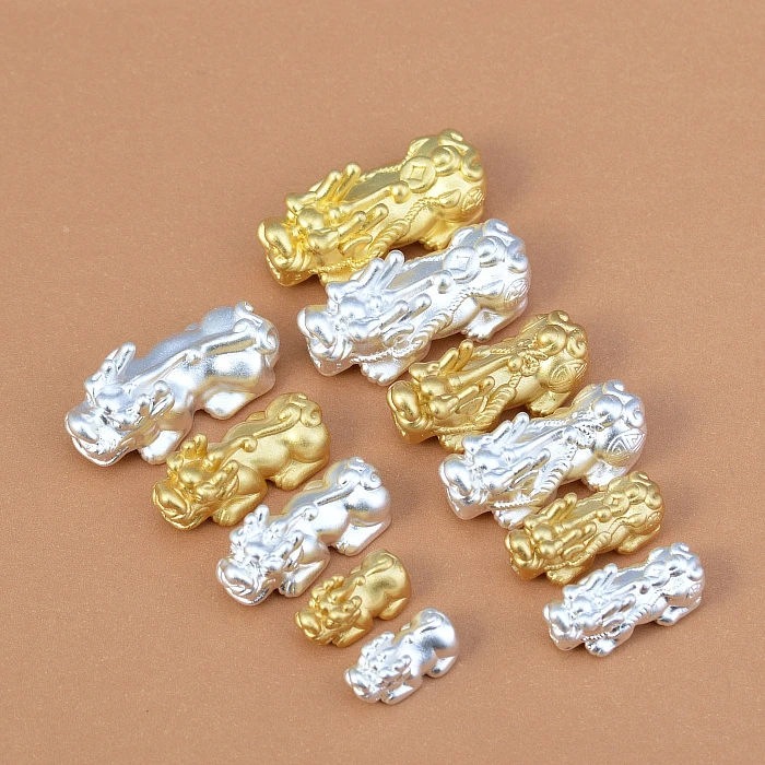 3D 100 999 Silver Wealth Pixiu Beads Pure Silver Lucky Fengshui Pixiu