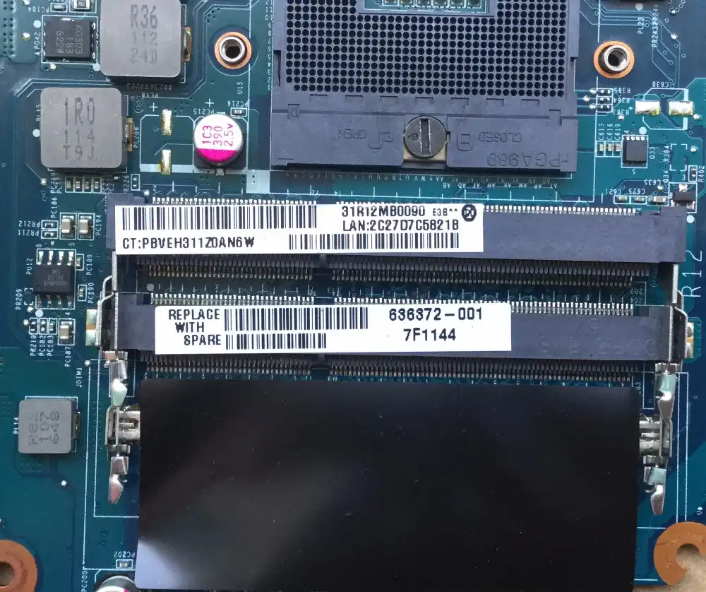 636372-001 HP G4-1000 G6-1000 Intel Laptop Motherboard s989