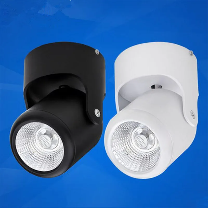 10W Dimmable COB LED Downlight Surface Mounted LED Ceiling Lamp