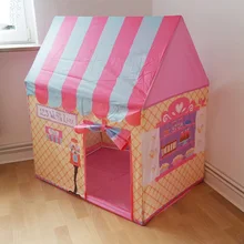 Детская палатка для двора, складная игровая палатка, детский замок, игровой домик, подарки на день рождения, уличные, внутренние, игрушечные палатки, палатка 100*70*110 см