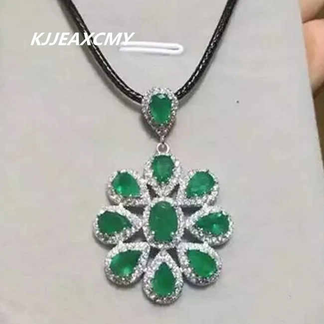 KJJEAXCMY boutique jewelry,Natural Emerald Pendant inlaid silver sterling silver jewelry wholesale nike S925 wholesale цена KJJEAXCMY boutique jewelry,Natural Emerald Pendant inlaid silver sterling silver jewelry wholesale nike S925 wholesale цены онлайн