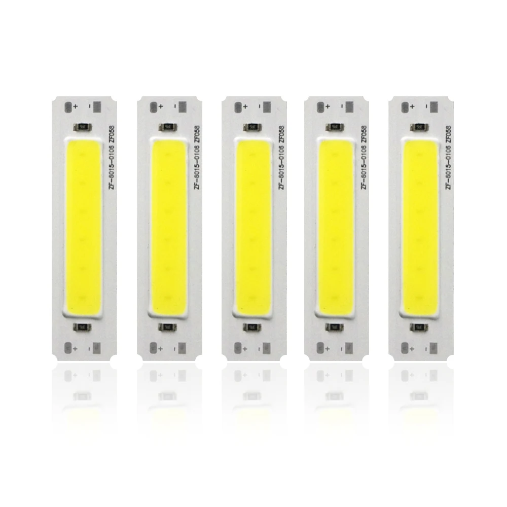 5pcs 60*15mm 2W COB LED quadratischer Streifen-Licht-Lampen-Korn-Span diy ZJHN 5pcs 60*15mm 2W COB LED quadratischer Streifen-Licht-Lampen-Korn-Span diy ZJHN