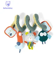 Kawaii Baby Toy 0-12 Months Educational Toys For Kids Newborn Mobile Baby Rattles Bed Around Infant Stroller Bear Rattle