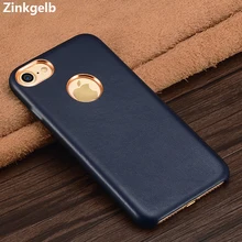 Для Apple iPhone 7 чехол милый роскошный из натуральной кожи тонкий жесткий защитный чехол для телефона чехол для iPhone 7 задняя крышка