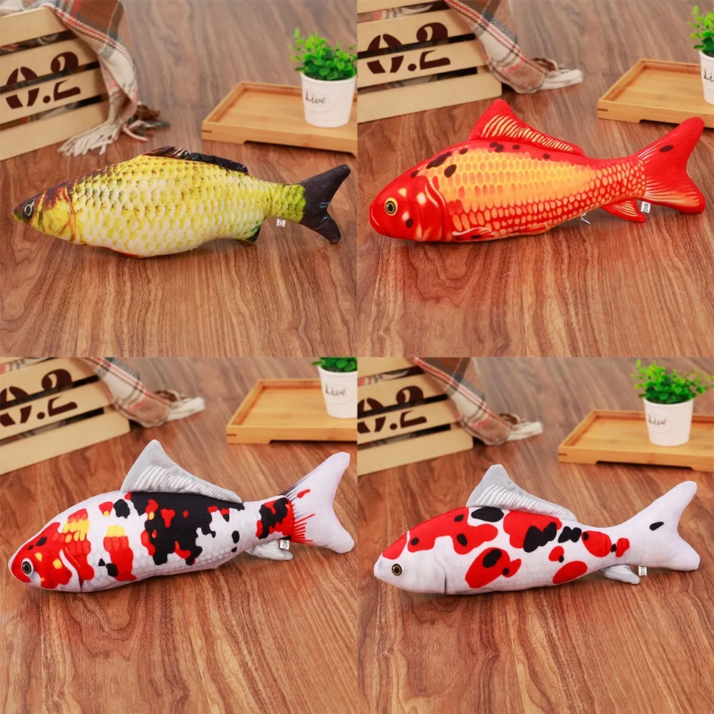 

Cat Favor Fish Dog Toys Plush Stuffed Fish Shape Cats Padded Toy Catnip Scratch Board Scratching Post For Pet Product Supplies