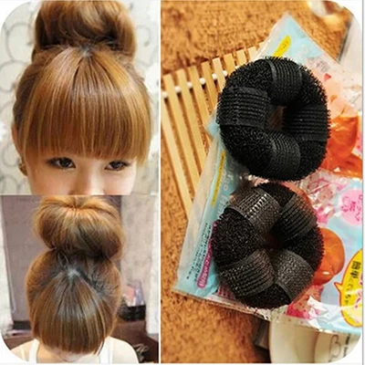 

1 Pc head Ring Donut head Hair Bun meatball Maker Bract Shape Sponge Hairband Hair styling Makeup Tool