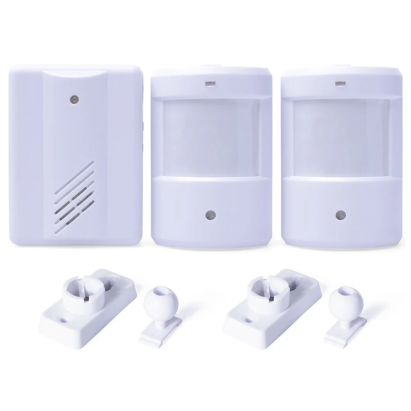 

2018 Wholesale Welcome Alarm Two-way Infrared Induction Welcome Doorbell Chime Bell Motion Sensor Alarm Security Accessories