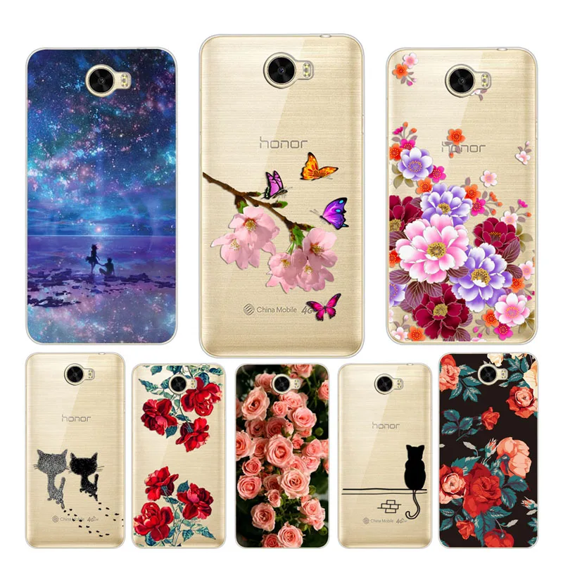 

For Huawei Honor 5A 5 A Case 5.0'' Cover Soft TPU Silicone Phone Cases 3D Cute Phone Bag Capa For Huawei Y5 II Y5 2 Fundas Coque
