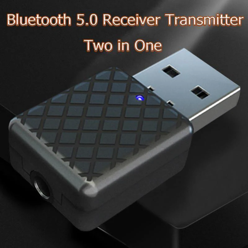 Портативный Bluetooth 5,0 адаптер передатчик стерео приемник 3,5 мм аудио Музыка Звук ключ для ТВ наушники для ПК колонки