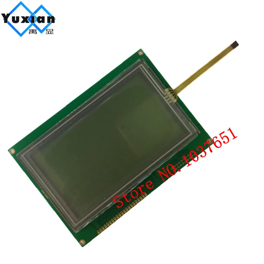 

1pcs touch screen panel 5.1inch 240128 240x128 green lcd display LCM240128A-V3.0 T6963C UCI6963 20pins 144*104mm good quality