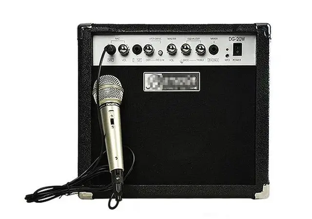 Best price at $149 Cheap 20w Acoustic Guitar Electric Guitar Amplifier guitar speaker with MIC Musical instruments accessories guitar parts