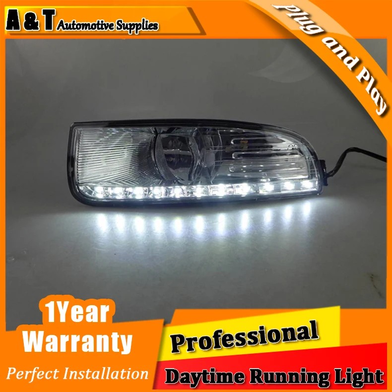 Car styling For skoda superb LED DRL superb led fog lamps daytime