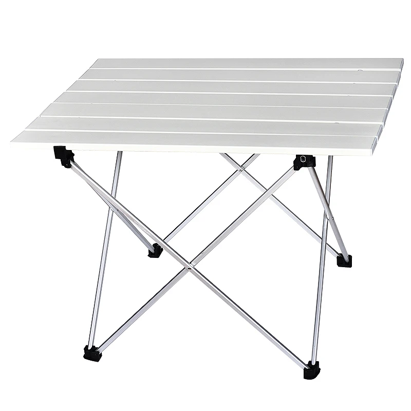 

Portable Table Foldable Hiking Table Picnic Table Ultralight Outdoor Folding Table Silver L