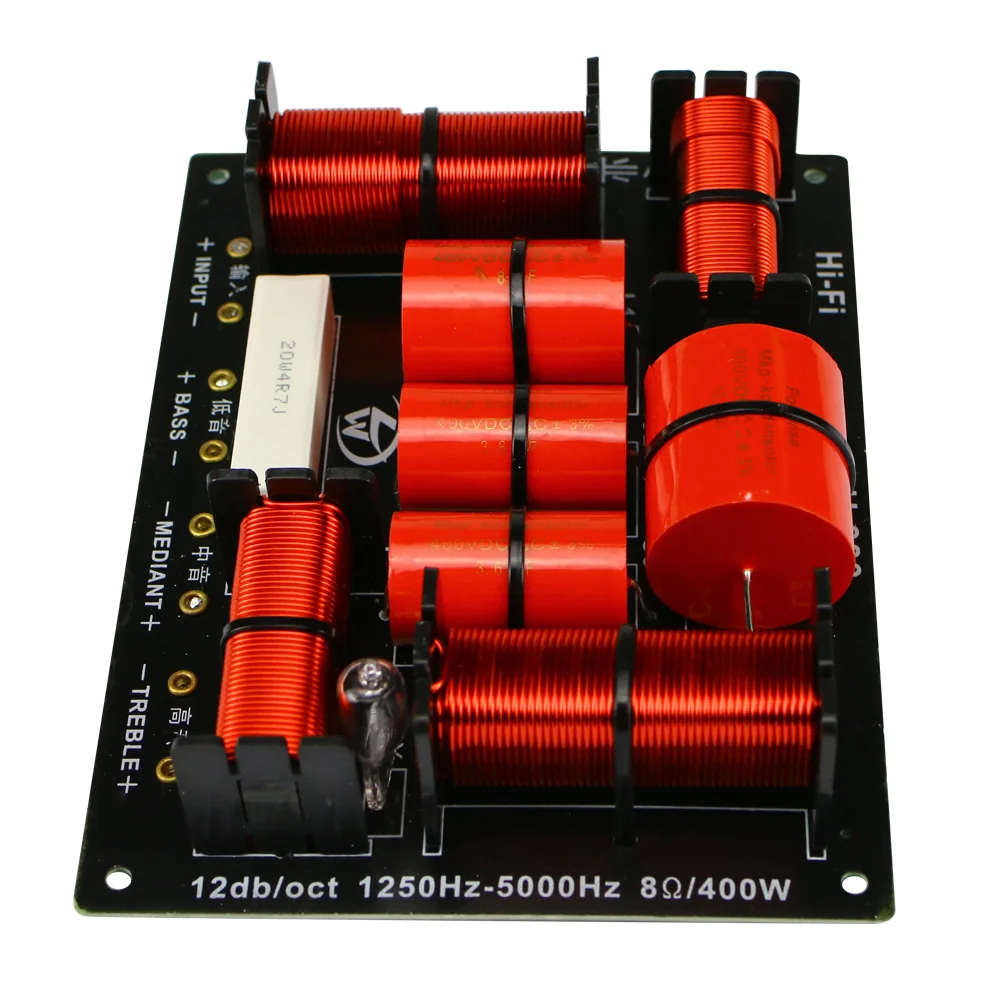 Fidelidade do Tweeter do Cruzamento de Ghxamp Vias com Proteção de Alta hz do Orador do Woofer de Midange de Alta Crossover 5000 w 3 Intensidade 1 pc 400 h - 1250 - Image 2