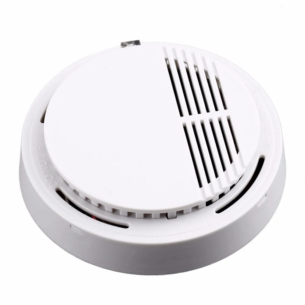 

Independent Alarm Fire Smoke Sensor Detector 85dB Photoelectric Monitor Home Security System for Family Guard Office Restaurant