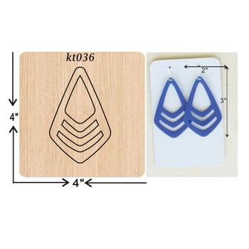 

earrings cutting dies 2019 new die cut &wooden dies Suitable for common die cutting machines on the market