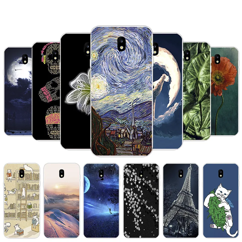 

Phone Case For Samsung Galaxy J7 2017 J730F Coconut Cover Soft Silicone TPU Fundas Coque For Samsung J7 Pro J730 Black Shell