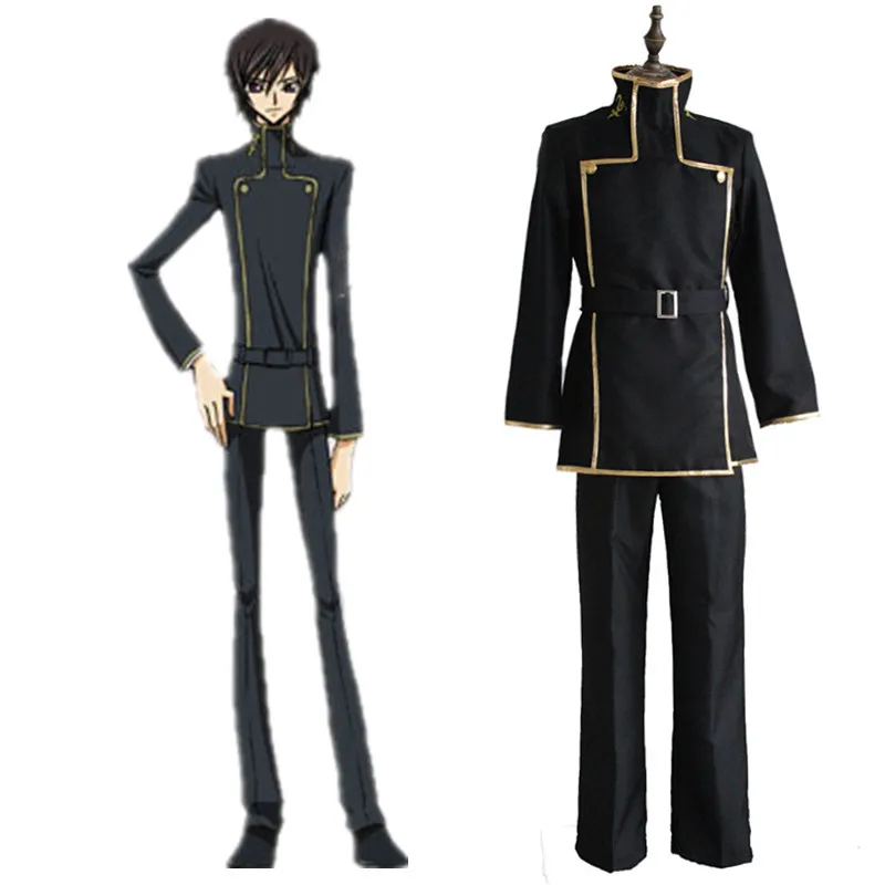 Code Geass Lelouch Lamperouge японская школьная форма Аниме Code Geass Lelouch карнавальный костюм