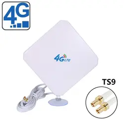 35dBi 4G LTE двойной MIMO мобильный усилитель антенны для телефона антенна TS9 Штекер кабель для huawei BI622 усилитель сигнала