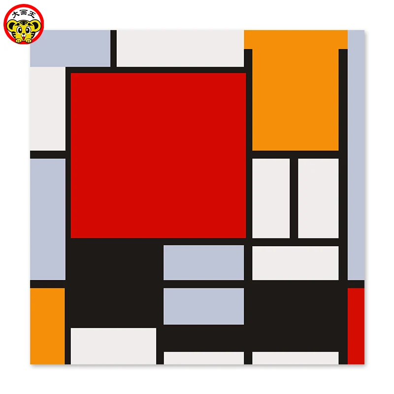 

painting by numbers art paint by number red Decorative paintings Draw on canvas Digital Painting Famous paintings Abstract pain