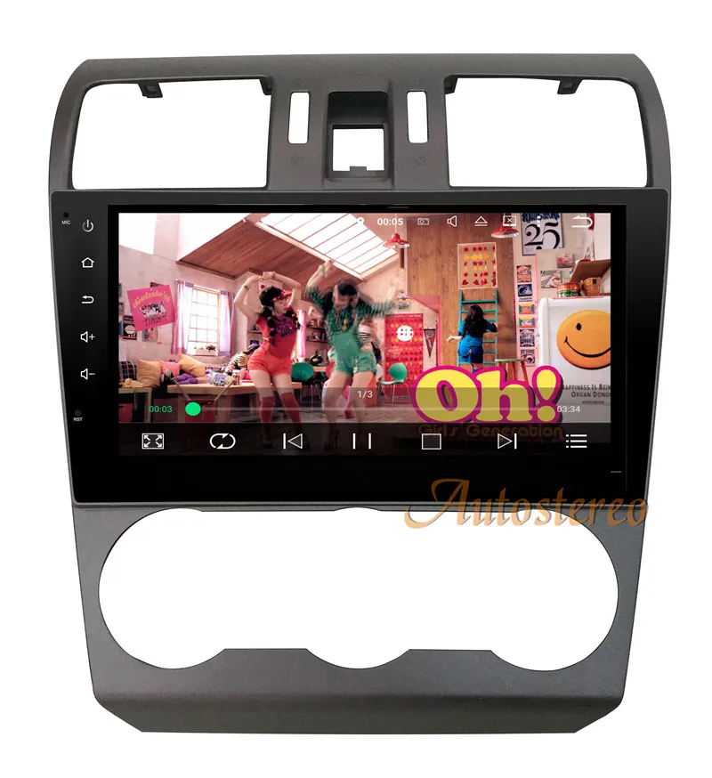 Discount Android 9.0 Car DVD Player For Subaru Forester WRX 2013-2017 2Din radio 8Core Steering Wheel Control GPS Navigation 1080P Video 8