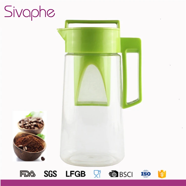 SIVAPHE New 1600ML Household Percolators Cold Brew Coffee Maker Plastic