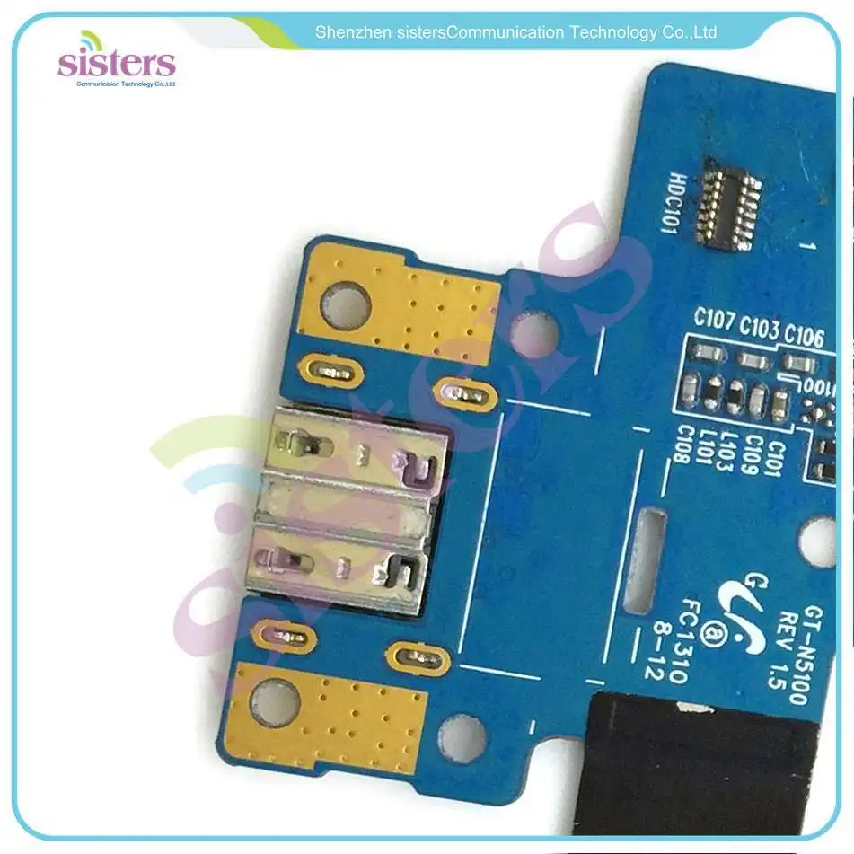 PWW0068 Micro USB Dock Charging Charger Port Connector Flex Ribbon Cable 100% original For Samsung Tablet Galaxy Note 8.0 N5100 N5110  (2)