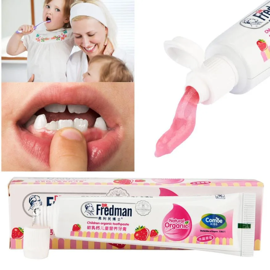 

New Arrive Children's Anti-caries OrganicToothpaste Teeth Whitening Cleaning Hygiene Oral Oral Hygiene Toothpaste Drop Shipping