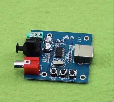 1 шт. PCM2704 USB DAC к S/PDIF декодер плата модуль аналоговый выход
