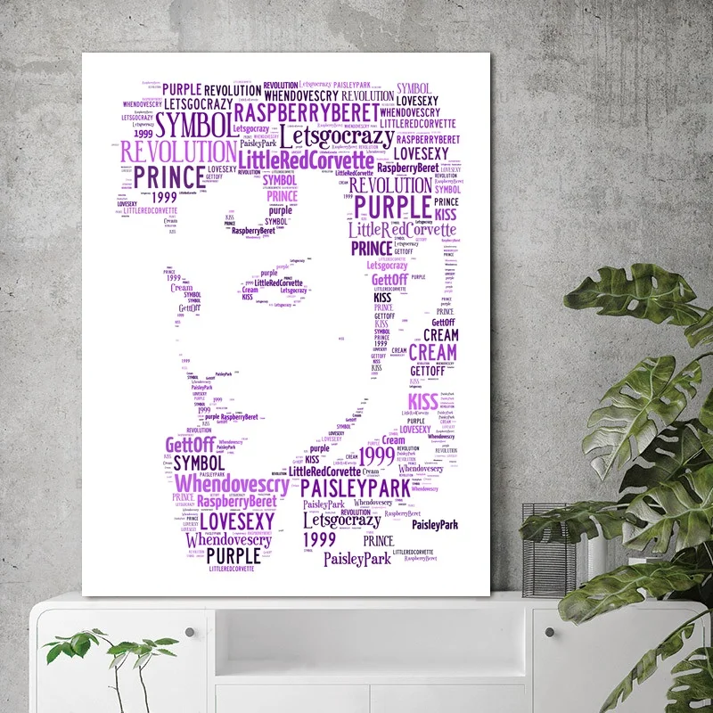 

Prince Rogers Nelson Canvas Printings Poster Wall Pictures for Living Room No Frame